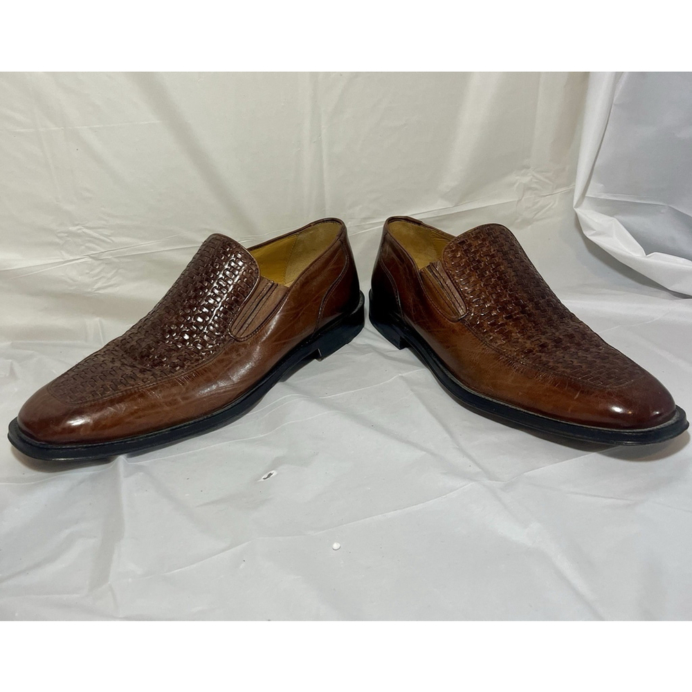 Johnston & Murphy Driver Woven Slip On Loafer size 8 M Brown - Picture 8 of 15